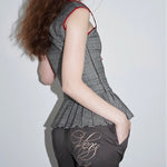 Get trendy with Self love baby - slim fit corset top - Shirts & Tops available at Peiliee Shop. Grab yours for $55 today!