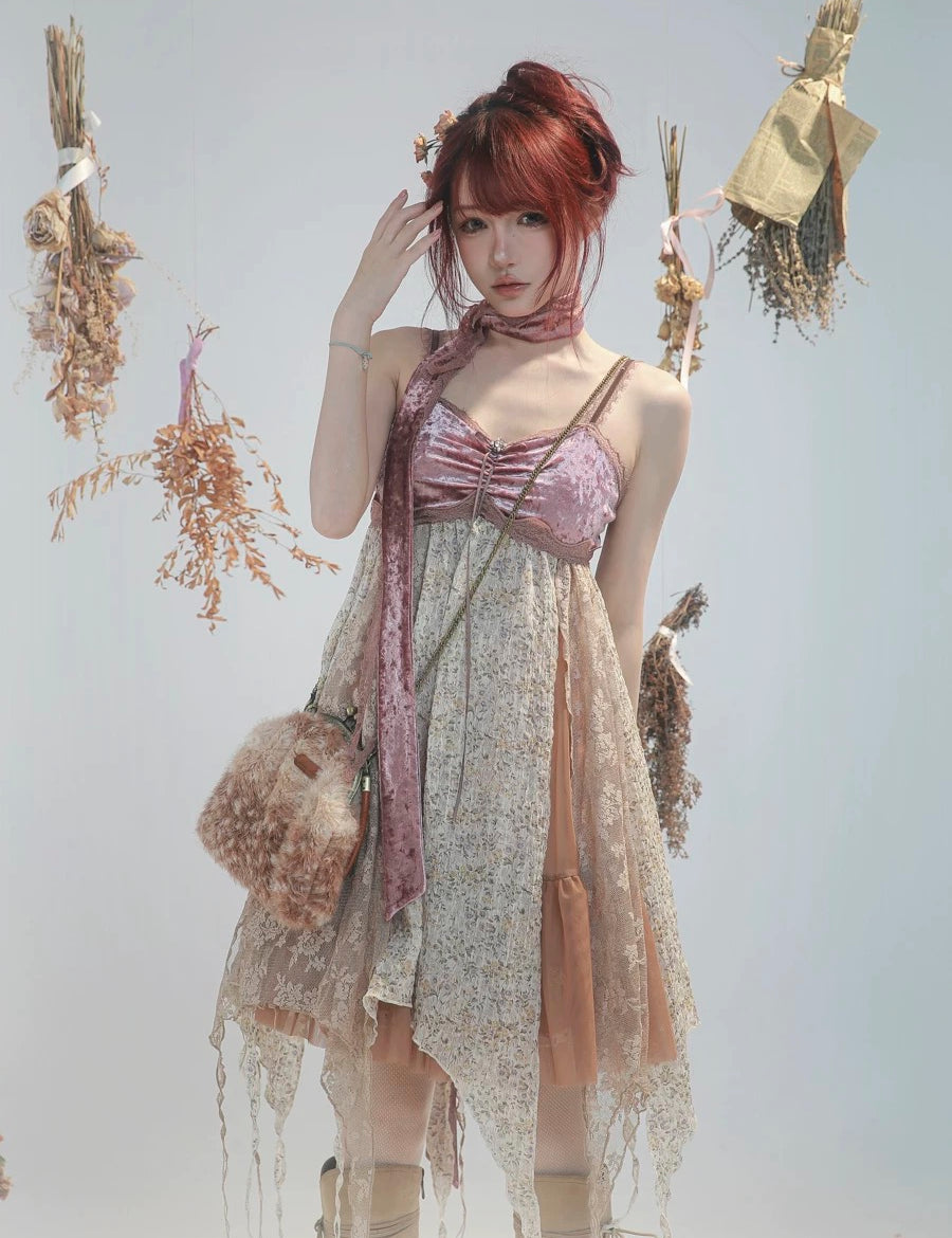 Get trendy with [Rose Island] Fairy Spirit Floral Dress -  available at Peiliee Shop. Grab yours for $55 today!