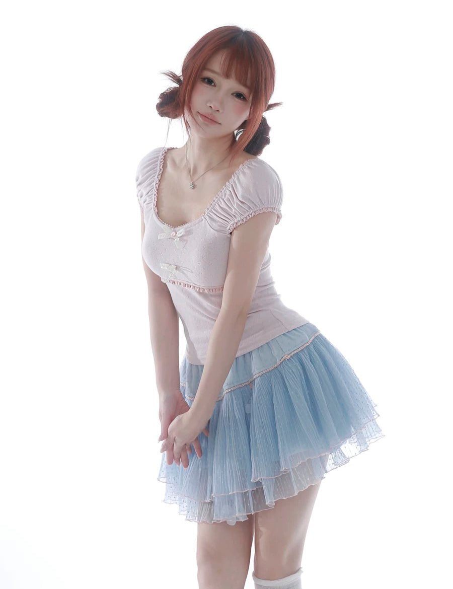 Get trendy with Rose Island Soft Pastel Core Crop Top - Crop Top available at Peiliee Shop. Grab yours for $28 today!