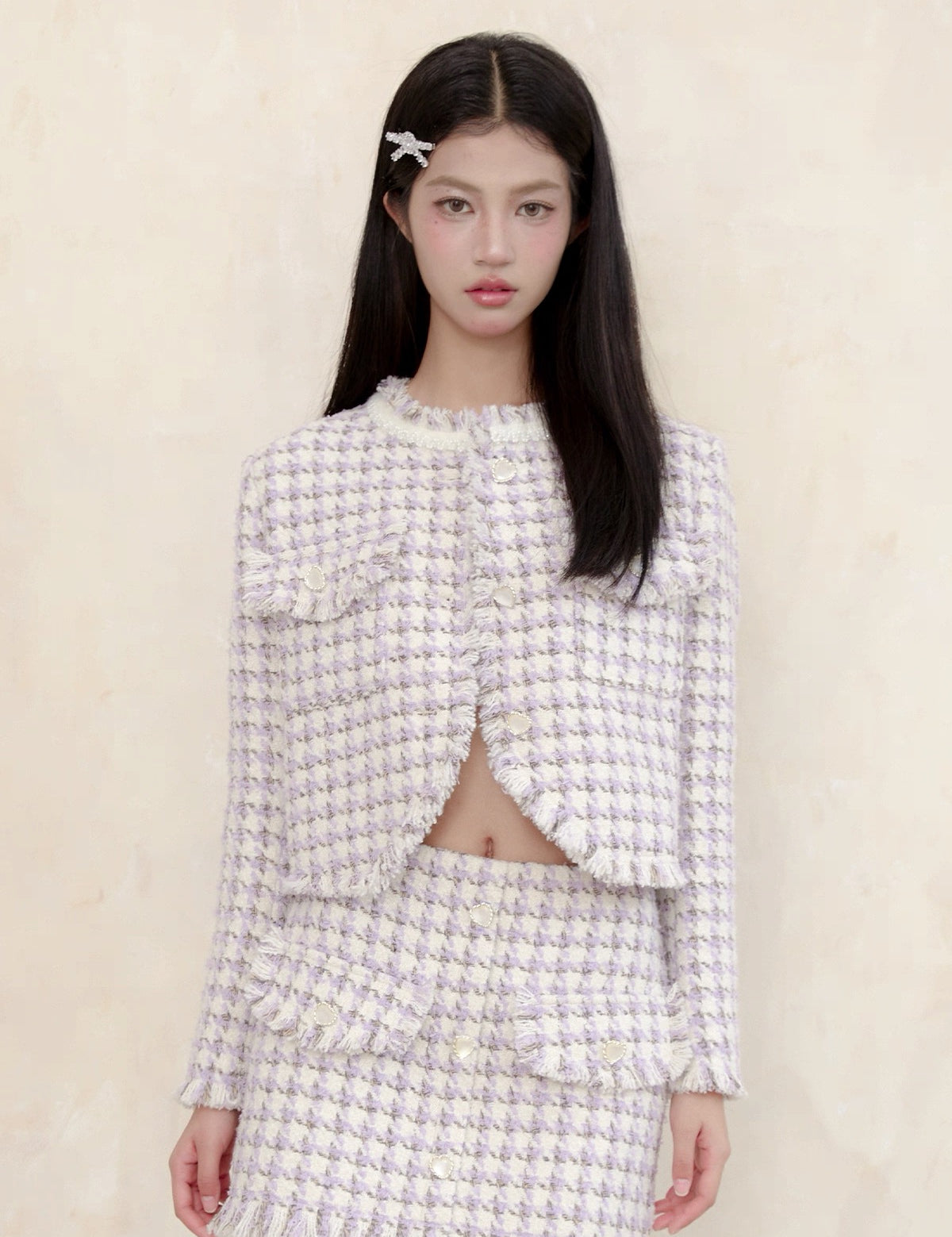 KiraYura • Misty Lilac Tweed Set