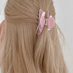 Get trendy with Angelic pink actylic hair claw clips -  available at Peiliee Shop. Grab yours for $5.80 today!