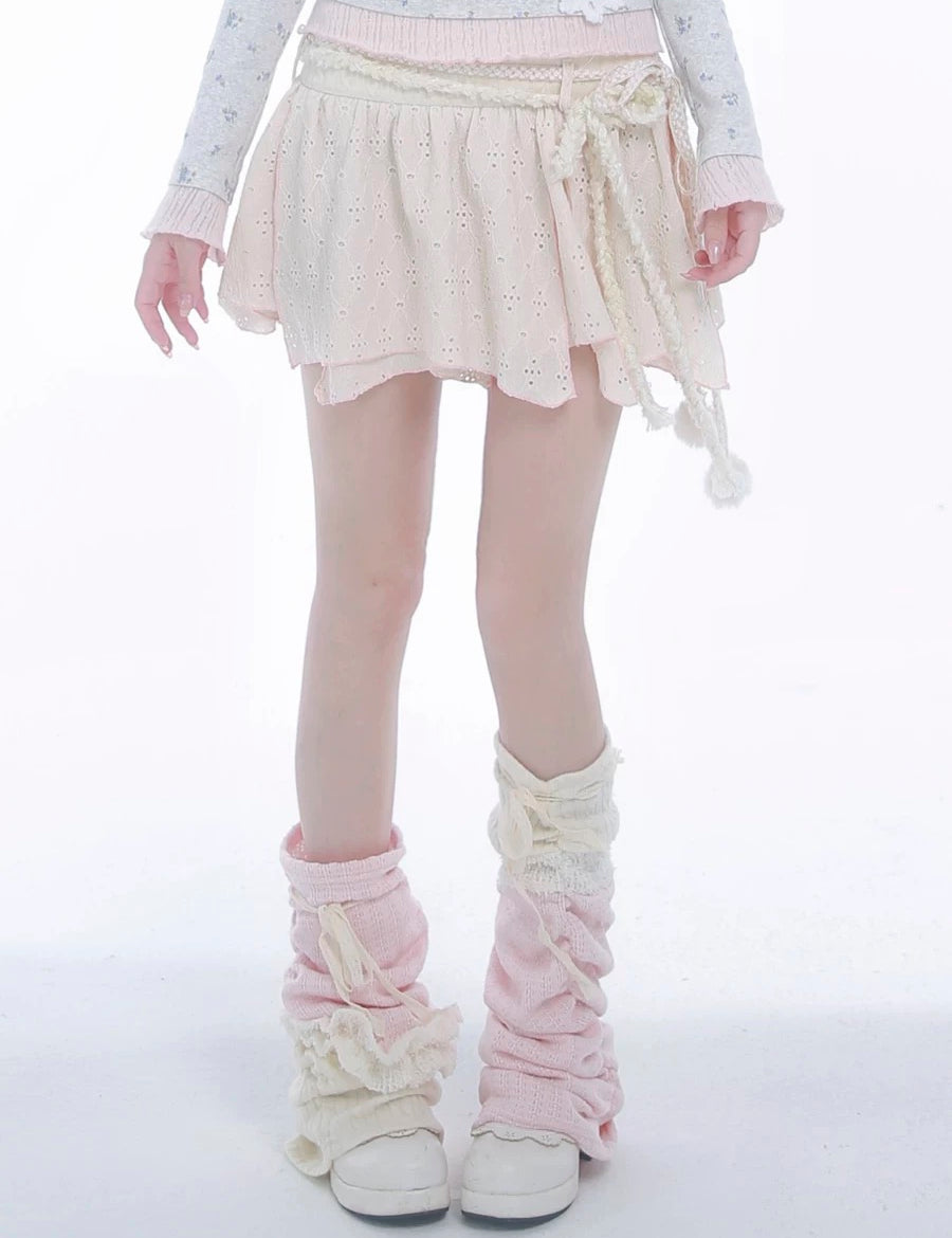 Get trendy with [Rose Island] Soft Cotton Dream Leg Warmer -  available at Peiliee Shop. Grab yours for $25 today!