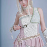 Get trendy with Rose Island AW24 Elf Guardian - The Girl Fairy Angel Mini Dress - Crop Top available at Peiliee Shop. Grab yours for $38 today!