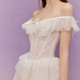 - Songe Atelier -  Lace Whispers Wedding Bridal Dress Tailor Made
