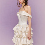 - Songe Atelier - Bourrée Ruffle Wedding Bridal Dress Tailor Made
