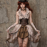 Get trendy with [Blood Supply] Dragon Era steampunk short Cake mini Skirt - Skirt available at Peiliee Shop. Grab yours for $55 today!