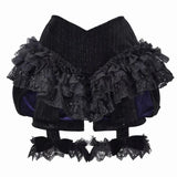 Blood Supply Moon Funeral Velvet Widow Bloomers Shorts
