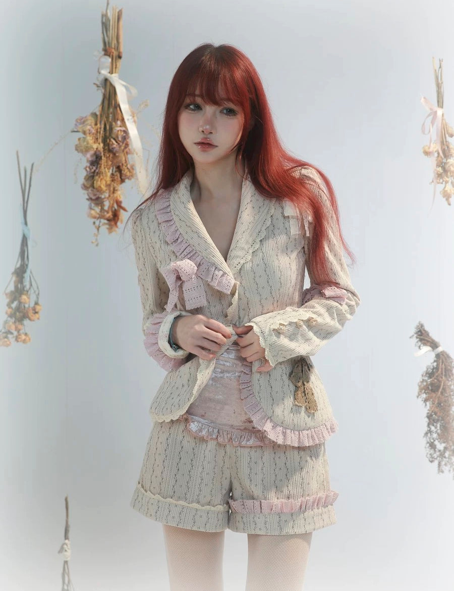 Get trendy with [Rose Island] Fairy Spirit I need Sleeping Morning Suit set -  available at Peiliee Shop. Grab yours for $65 today!