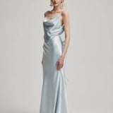 [Global Free Shipping] Fa Sogno Bridal Moonlit Trace Gown in Blue