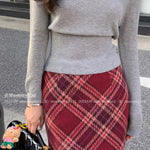Get trendy with [Mummy Cat] Butterfly Bow Off-Shoulder Knit Sweater -  available at Peiliee Shop. Grab yours for $50.50 today!