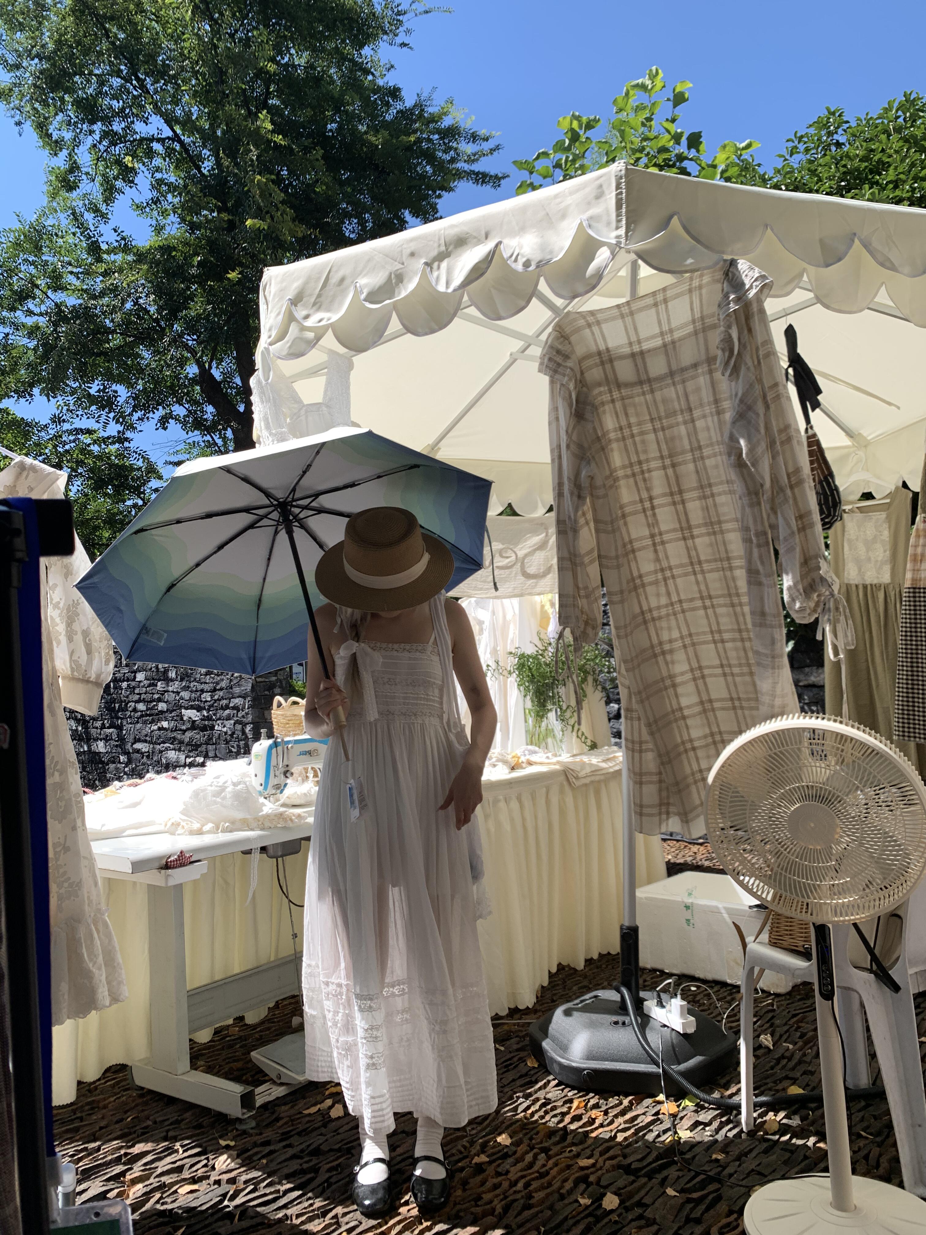 Get trendy with [Tailor Made] Aroma After Rain Handmade Cotton Dress -  available at Peiliee Shop. Grab yours for $89 today!