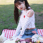 Get trendy with Rose Doll Christmas Cotton Top -  available at Peiliee Shop. Grab yours for $17 today!