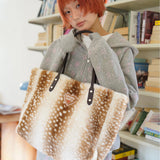 Sleepy Fairy Deer Tote Bag