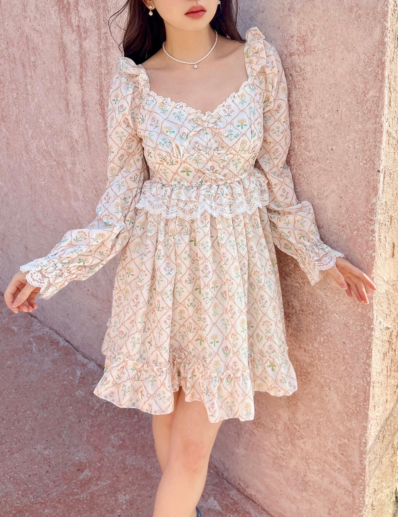 Get trendy with [SALE] Summer dreamland floral mini dress - Dresses available at Peiliee Shop. Grab yours for $26.80 today!