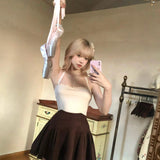 SheepKiss Chocolate Lover Mini Skirt