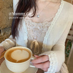 Get trendy with [Mummy Cat] Boîte à musique de ballet lace mini dress and cardigan set - Skirt Suits available at Peiliee Shop. Grab yours for $50 today!