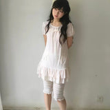 SicAstra Flower Diary Blush Meadow Ruffle Dress