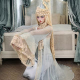 BloodSupply Happy Birthday Mousse Date Baby Blue Lace Robe