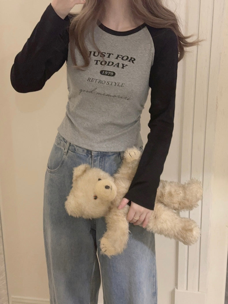 Get trendy with School days cotton shirt top with long sleeves - Sweater available at Peiliee Shop. Grab yours for $16 today!