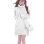 Get trendy with Rose Island Soft Snow White Princess Knitting Dress with removable collar Christmas - Dresses available at Peiliee Shop. Grab yours for $69 today!