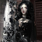 Blood Supply Christmas At Vampire Castle Midnight Thorn Veil Cape