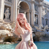 Rose Island Rose Petal Ballet Mini Dress