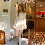 Get trendy with [Mummy Cat] Butterfly Bow Off-Shoulder Sweater -  available at Peiliee Shop. Grab yours for $50.50 today!