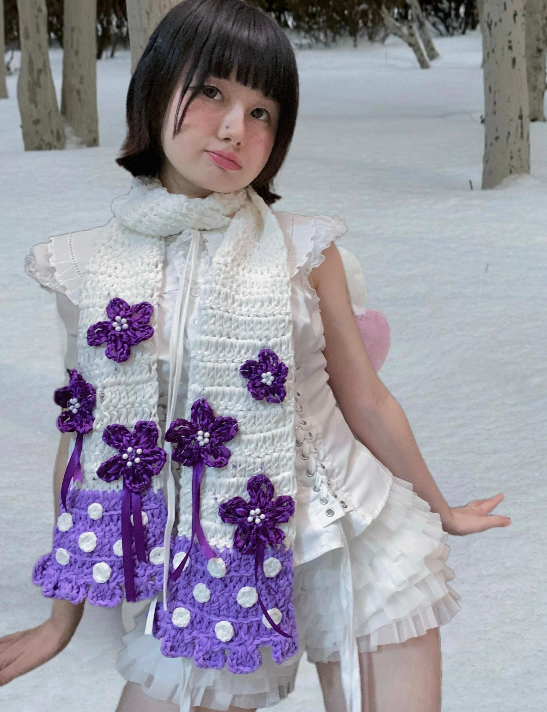 Get trendy with [Customized] Gokuraku Kimono Style Inspired Sakura Gloves Hand Knitted by Windoii -  available at Peiliee Shop. Grab yours for $28 today!