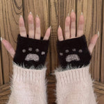 Get trendy with [Faux Fur] 5 Colors Sweet Kitty Paws-Pattern Gloves - Accessories available at Peiliee Shop. Grab yours for $9.90 today!