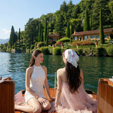 First Date NYC Floral Days Blush Tulle Mini Dress