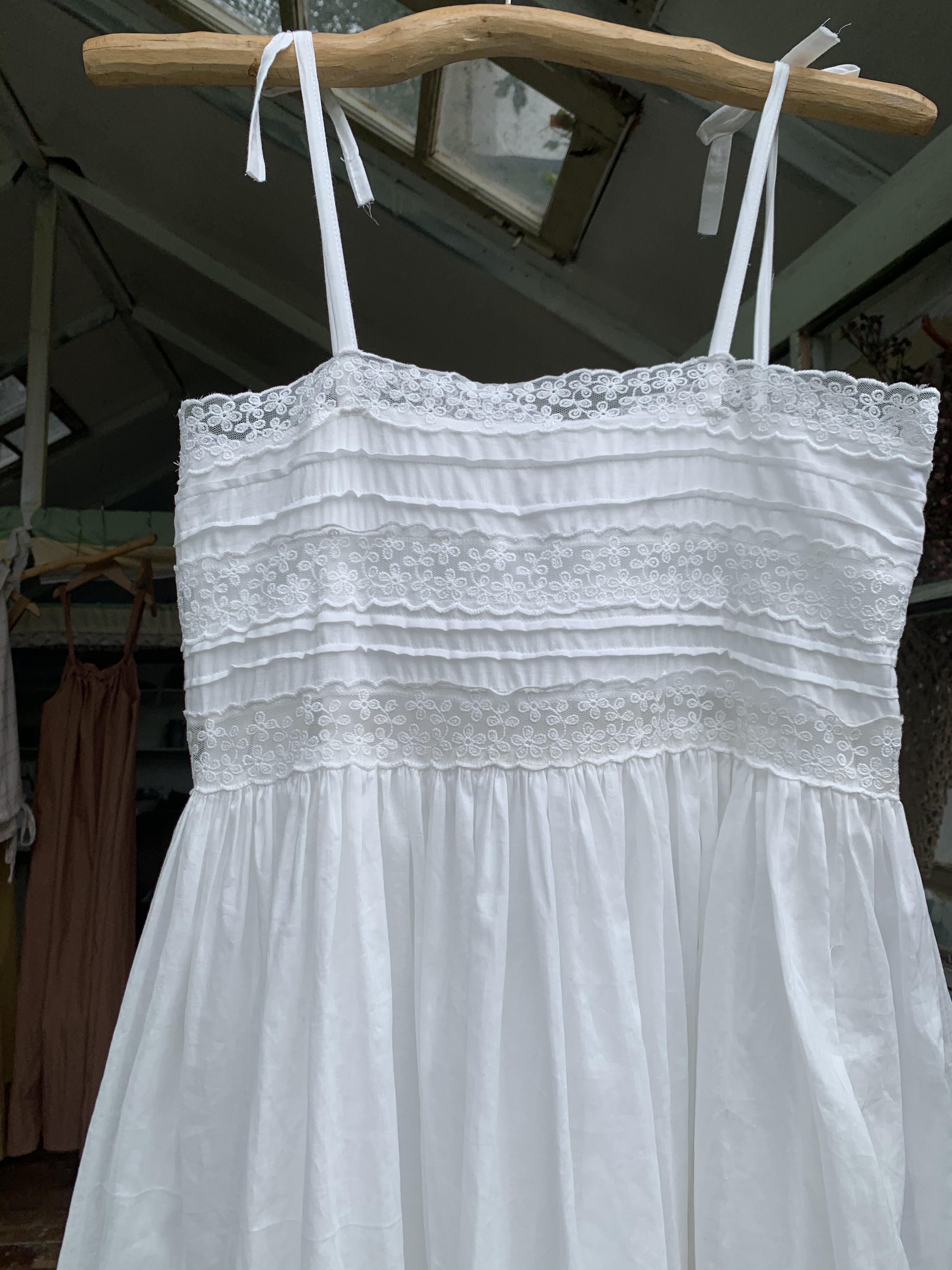 Get trendy with [Tailor Made] Aroma After Rain Handmade Cotton Dress -  available at Peiliee Shop. Grab yours for $89 today!