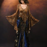 Blood Supply • Golden Hour Baroque Ruffle Blouse