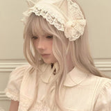 [Limited Edition] KittenClaw Vintage Lace Cat Ear Headdress