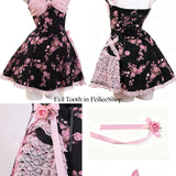 Evil Tooth Rosé Hime Gal Mini Dress