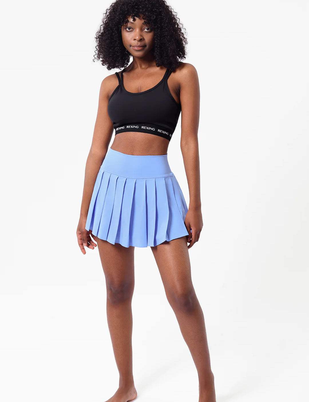 Get trendy with [Rexing x Peiliee Sport] Tennis Girl Breathable Tennis Skirt with Inner Shorts and Pockets -  available at Peiliee Shop. Grab yours for $36 today!