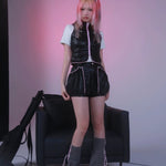 Get trendy with [Evil tooth] Punk Leather Pumpkin Pants - Shirts & Tops available at Peiliee Shop. Grab yours for $42 today!