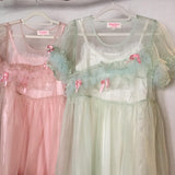 [August Unicorn] The Spring Fairy Silk Blend Dress
