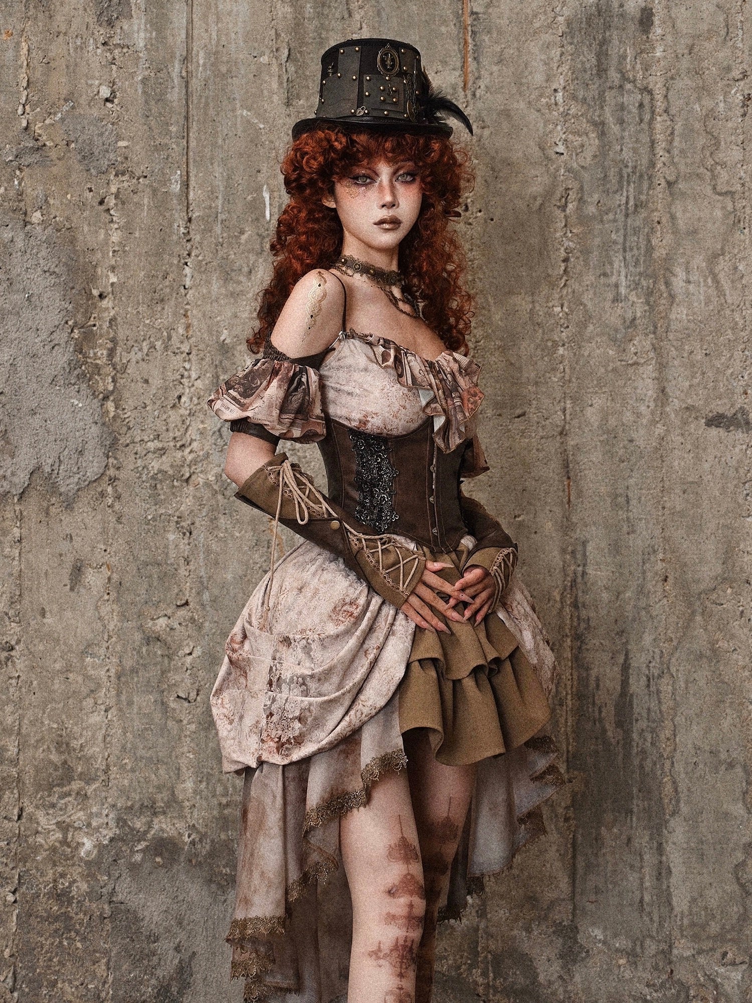Get trendy with [Blood Supply] Dragon Era steampunk PU corset belt - Crop Top available at Peiliee Shop. Grab yours for $38 today!
