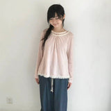 SicAstra Pastel Pink Autumn Forest Cotton Sweatshirt