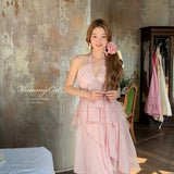 Get trendy with [Mummy Cat] Spring Sakura Rimantic Dress Set -  available at Peiliee Shop. Grab yours for $55 today!