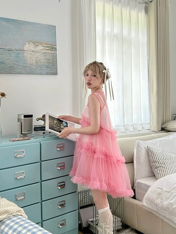 Get trendy with [August Unicorn] I’m not just a girl - transparent outer mini dress Christmas - Dresses available at Peiliee Shop. Grab yours for $62 today!