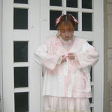 August Unicorn Pink Lace Oversized Sailor Girl Outer