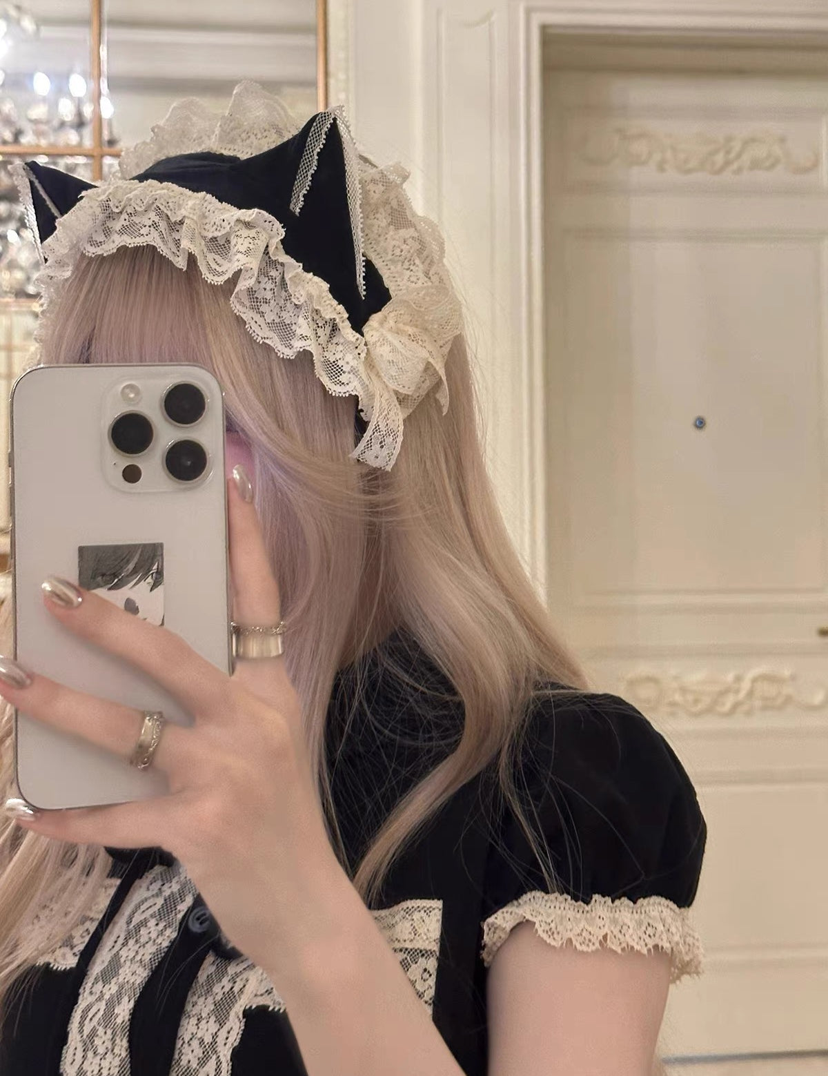 [Limited Edition] KittenClaw Vintage Lace Cat Ear Headdress
