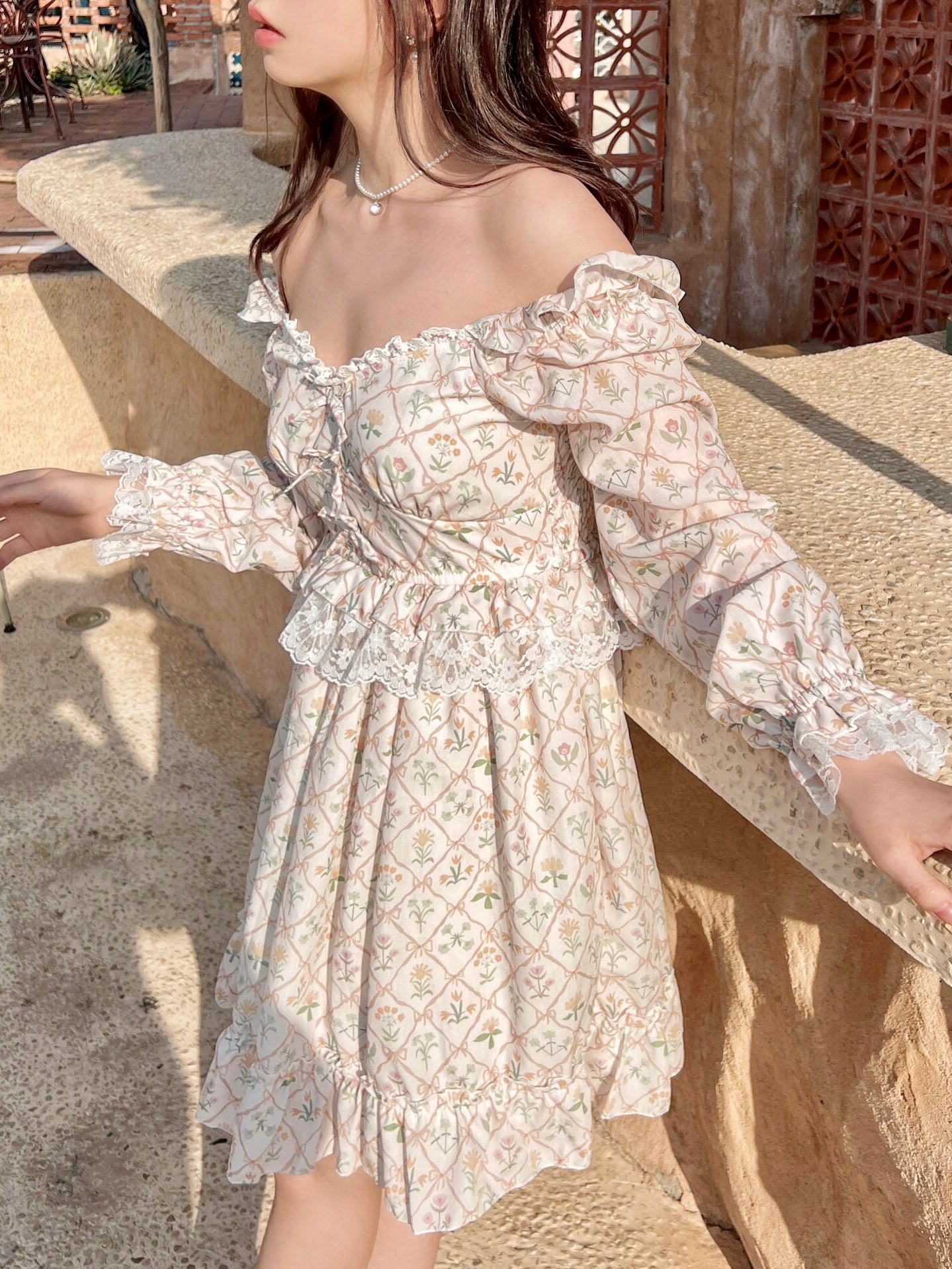 Get trendy with [SALE] Summer dreamland floral mini dress - Dresses available at Peiliee Shop. Grab yours for $26.80 today!