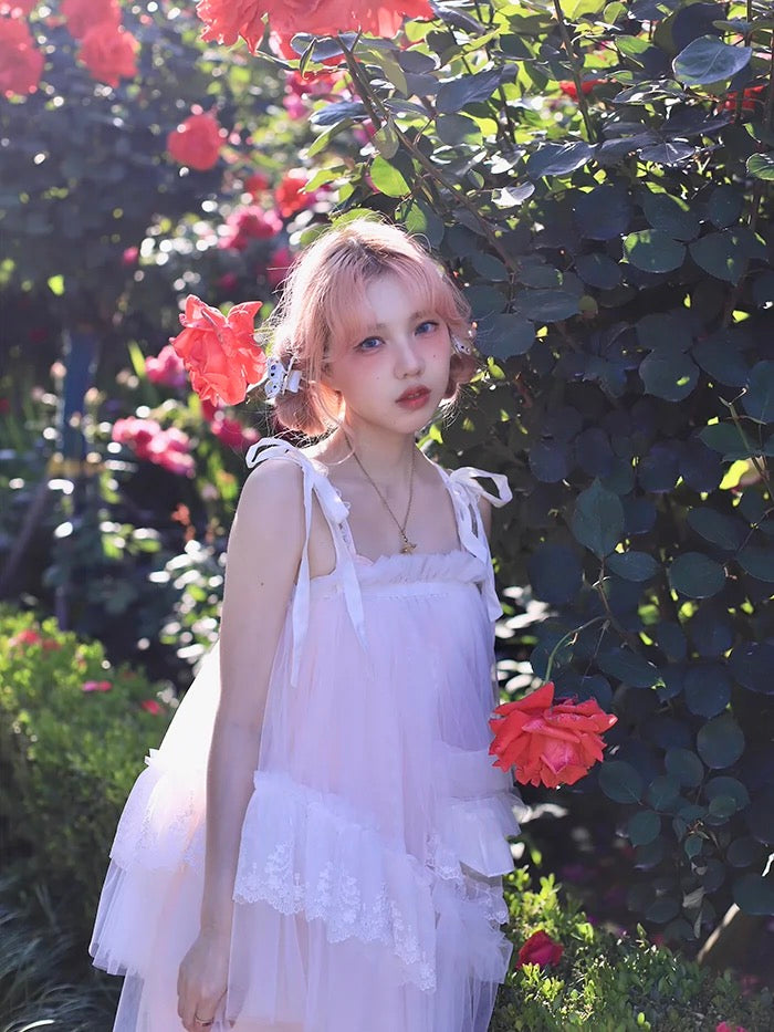 Get trendy with [August Unicorn] Angelic Mist Handmade Outer Princess Dress - Dresses available at Peiliee Shop. Grab yours for $116 today!