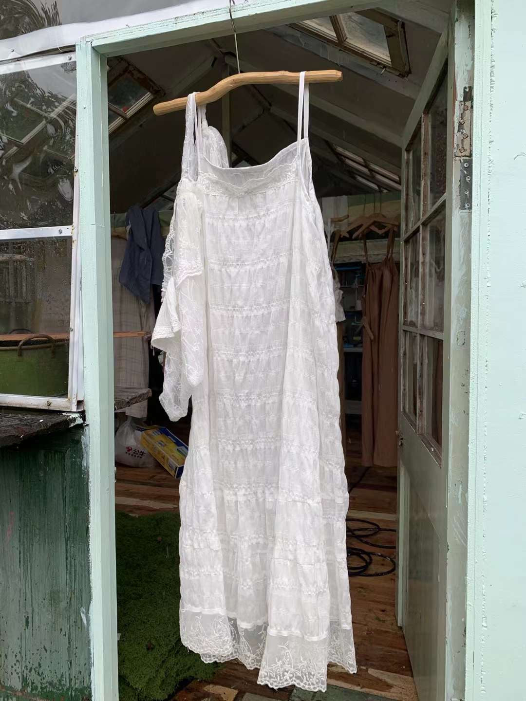 Get trendy with [Tailor Made] Lemonade In Rainy Season Handmade Cotton Dress -  available at Peiliee Shop. Grab yours for $89 today!