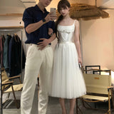 SheepKiss Swan Lake Maxi Tulle Silk Skirt