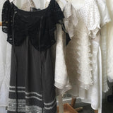 SicAstra Flower Diary Midnight Ribbon Dress