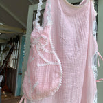Get trendy with [Tailor Made] Sakura Cottage Handmade Cotton Dress -  available at Peiliee Shop. Grab yours for $39 today!