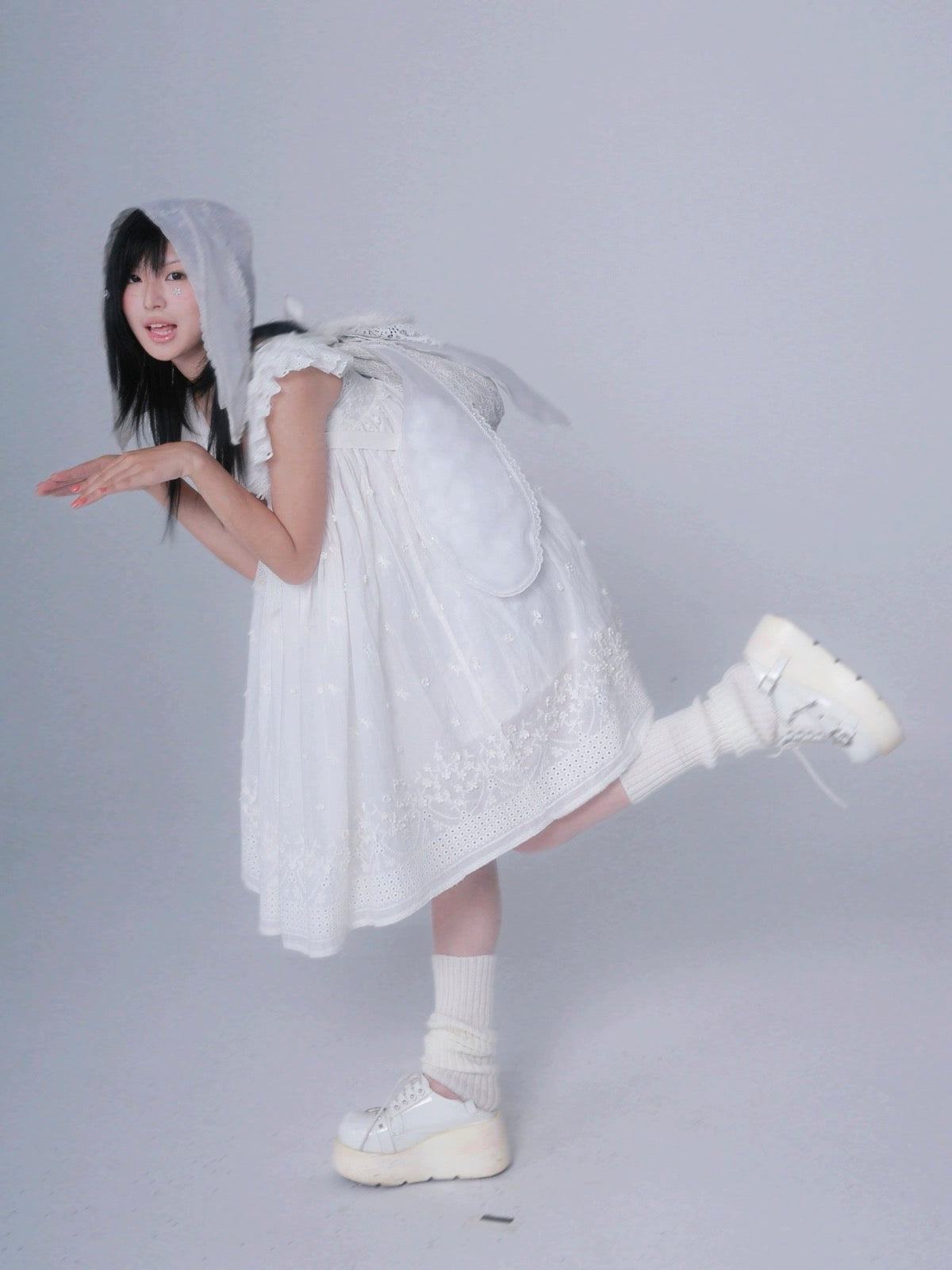 Get trendy with Angel Energy Cotton Mini Dress - Dress available at Peiliee Shop. Grab yours for $56 today!